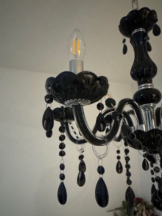 Lampara negra lagrimas SALON/COMEDOR