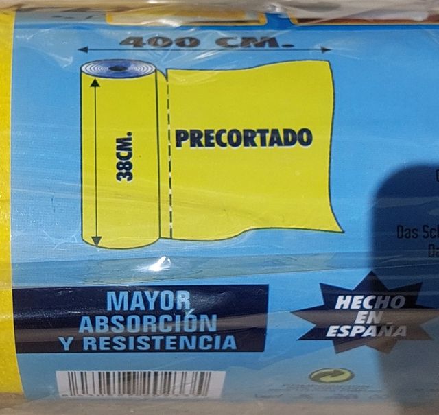 PACK 6 rollos bayeta amarilla a PRECIO SALDO