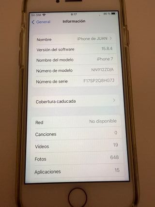 IPHONE 7 32 GB COLOR ROSA + FUNDA