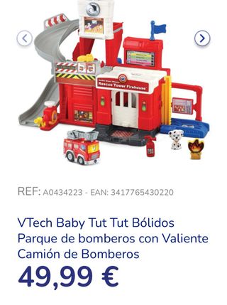 Parque bomberos infantil Tut Tut Bólidos