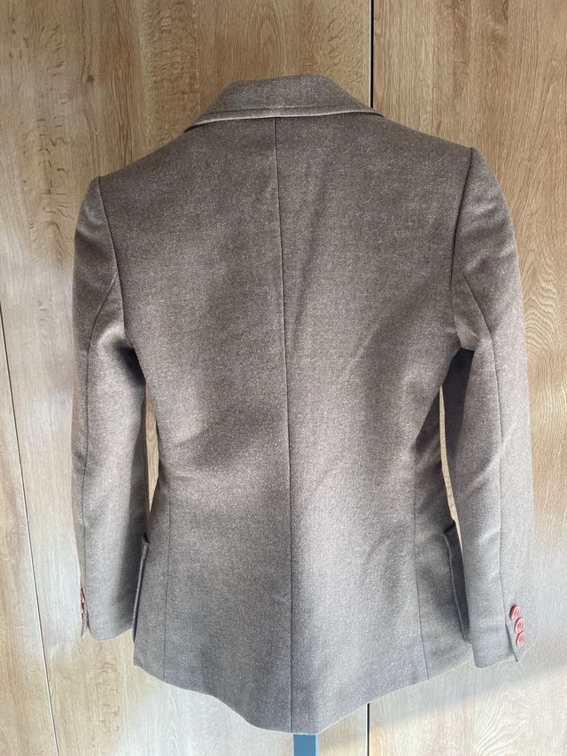 Traje falda marrón - Vintage