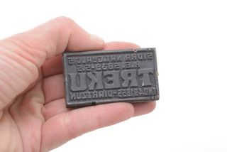 Antiguo troquel de bebida Treku