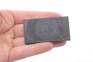 Antiguo troquel de bebida sidra Izaguirre