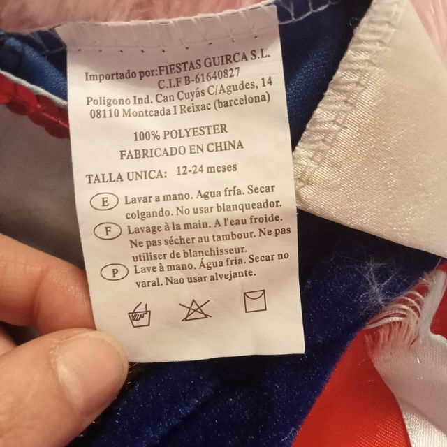 Disfraz Blancanieves bebé