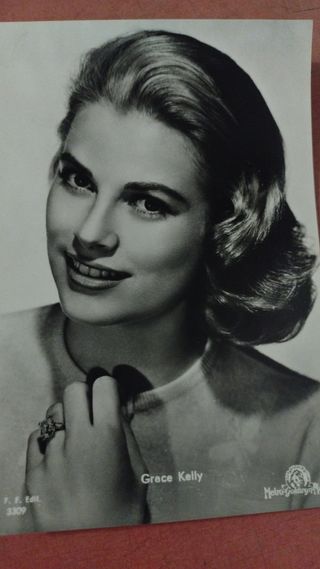 Grace Kelly Cartolina Vintage