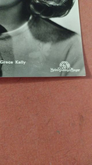 Grace Kelly Cartolina Vintage