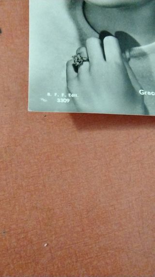 Grace Kelly Cartolina Vintage