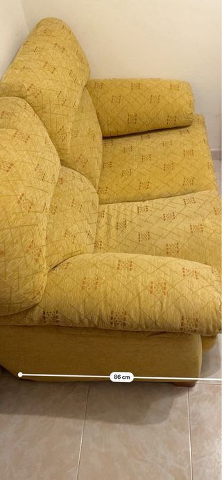 Sofá sillón de 2 plazas cómodo