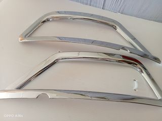 Embellecedores plateados luces traseras vehículos