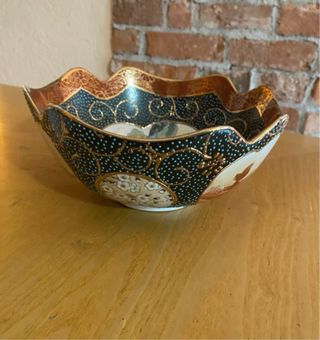 Ciotola vintage in Ceramica Cinese Decorata