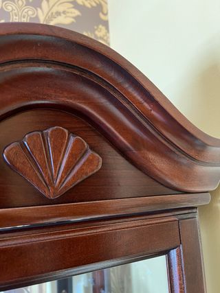 Vitrina madera caoba - Mueble vitrina