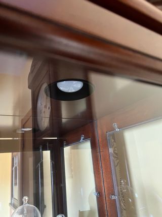 Vitrina madera caoba - Mueble vitrina