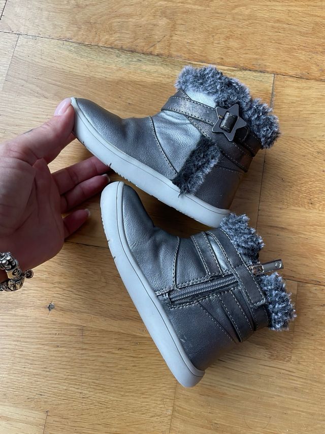 Botas niña Mayoral-Plata-talla23