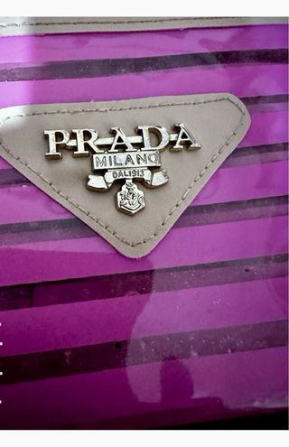 Neceser Prada vintage rosa
