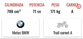 BMW F650GS 800cc - Moto