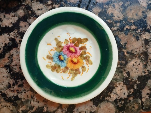 3 Platos miniatura vintage