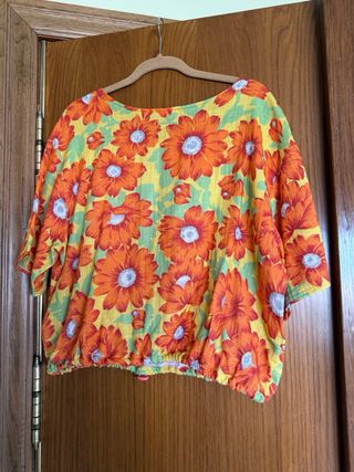 Blusa American Vintage - Naranja/Amarilla