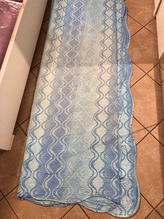Coperte singole azzurre in perfette condizioni 