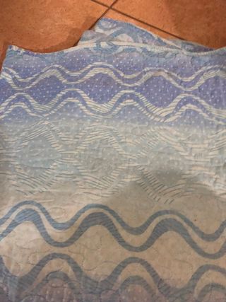 Coperte singole azzurre in perfette condizioni 