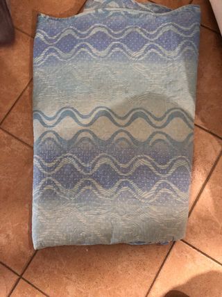 Coperte singole azzurre in perfette condizioni 