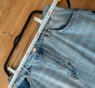 MANGO. Falda denim larga T.L Medidas