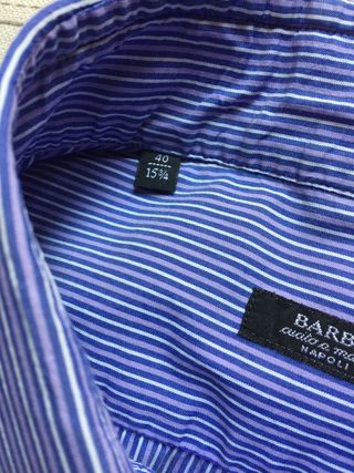 Camicia uomo Barba cotone-elastan Tg. 40