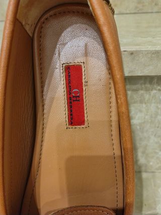 Zapatos Carolina Herrera Piel Marrón 39.No envíos.