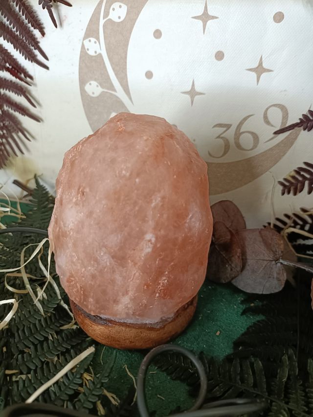 Lámpara de Sal Rosa Natural del Himalaya USB