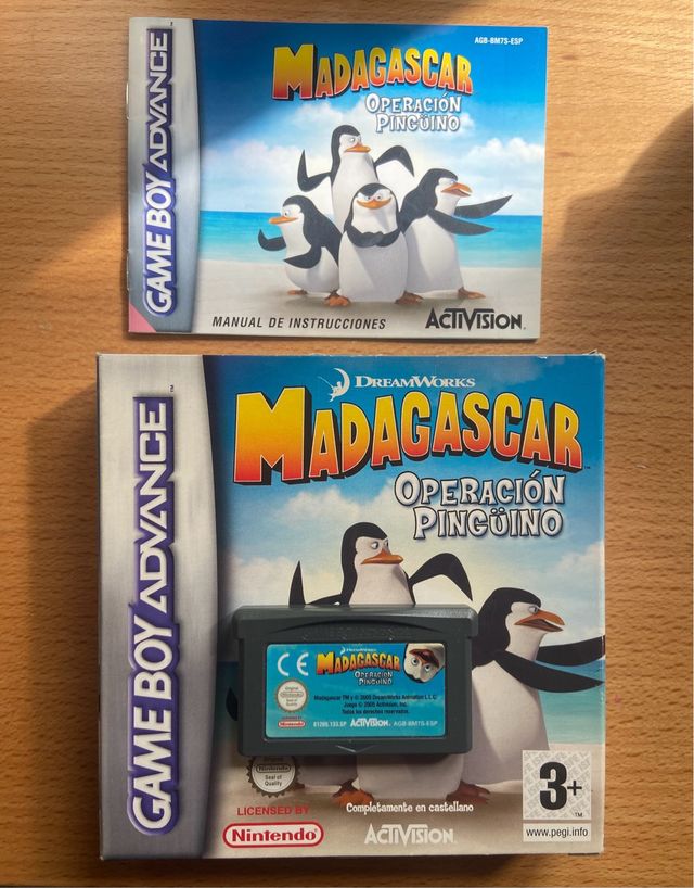 Juego GameboyAdvance Madagascar Operación Pingüino