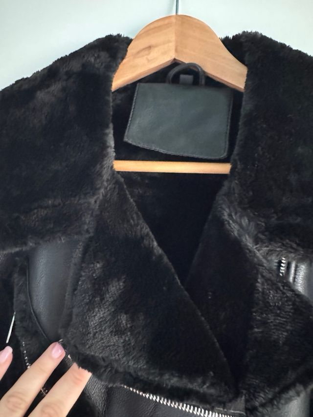 Giacca montone nera M/L