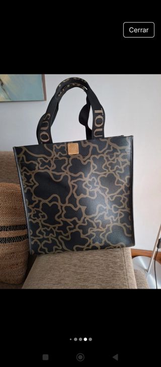 Bolso Tous negro y marrón