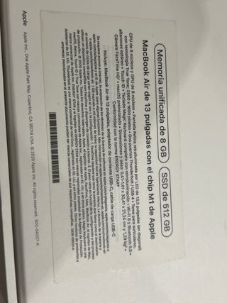 MacBook Air 13" - Caja