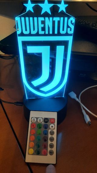 Lampada 3D stema Juventus
