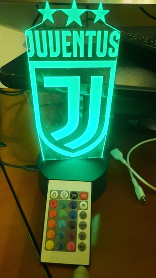 Lampada 3D stema Juventus