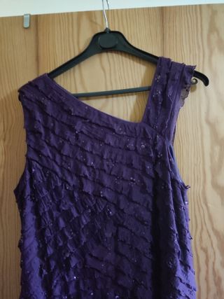 Vestido fiesta morado 