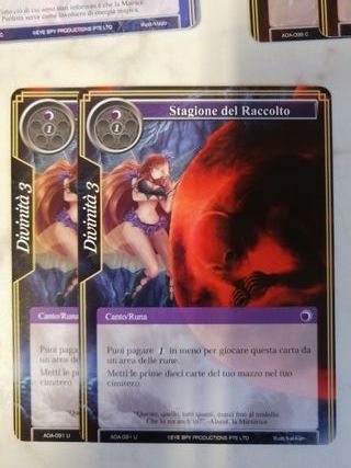 Blocco 96 Carte TCG Force of Will - AOA (parte 2)