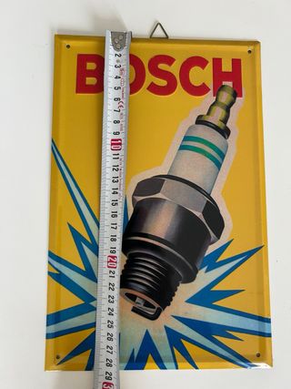 Targa pubblicitaria Bosch vintage