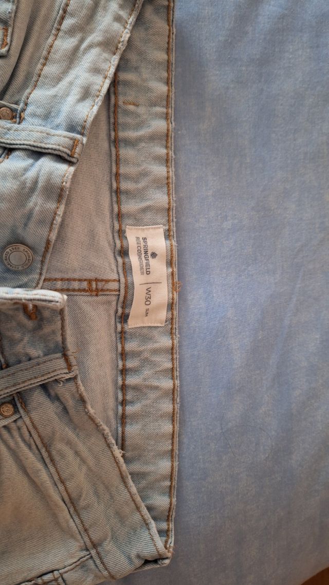 Pantalón vaquero Springfield azul claro