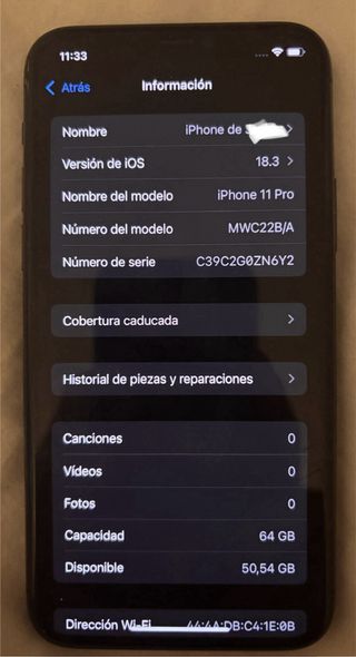 Iphone 11 Pro 64GB Muy buen estado