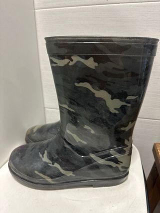 Botas Lluvia camuflaje niño. Talla 32