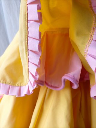 Traje Gitana Flamenca Amarillo T34 XS