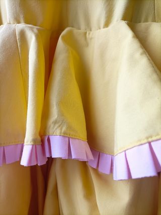 Traje Gitana Flamenca Amarillo T34 XS