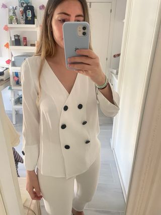 Camisa Blanca de Zara