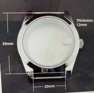 Caja reloj plateada - nueva