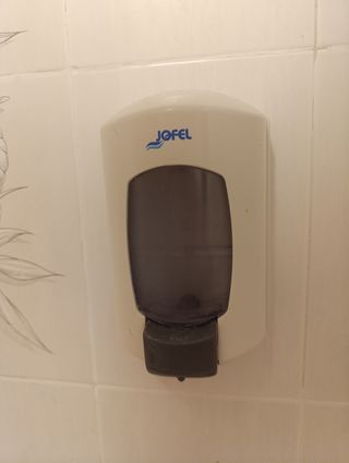 Dispensador Jabón JOFEL - Gris Transparente