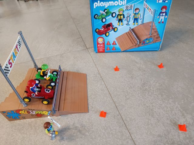 Playmobil carrera 4141. Rampa saluda carrera