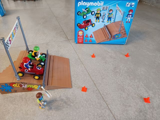 Playmobil carrera 4141. Rampa saluda carrera