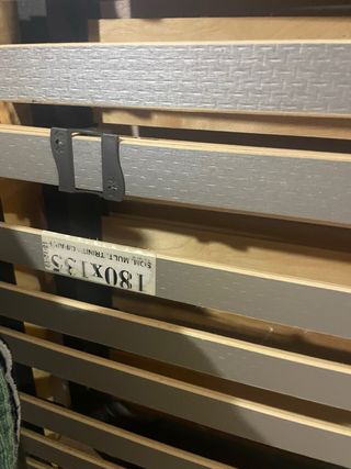 Somier 135X1,80 de estos somier no lo hacen 1,90