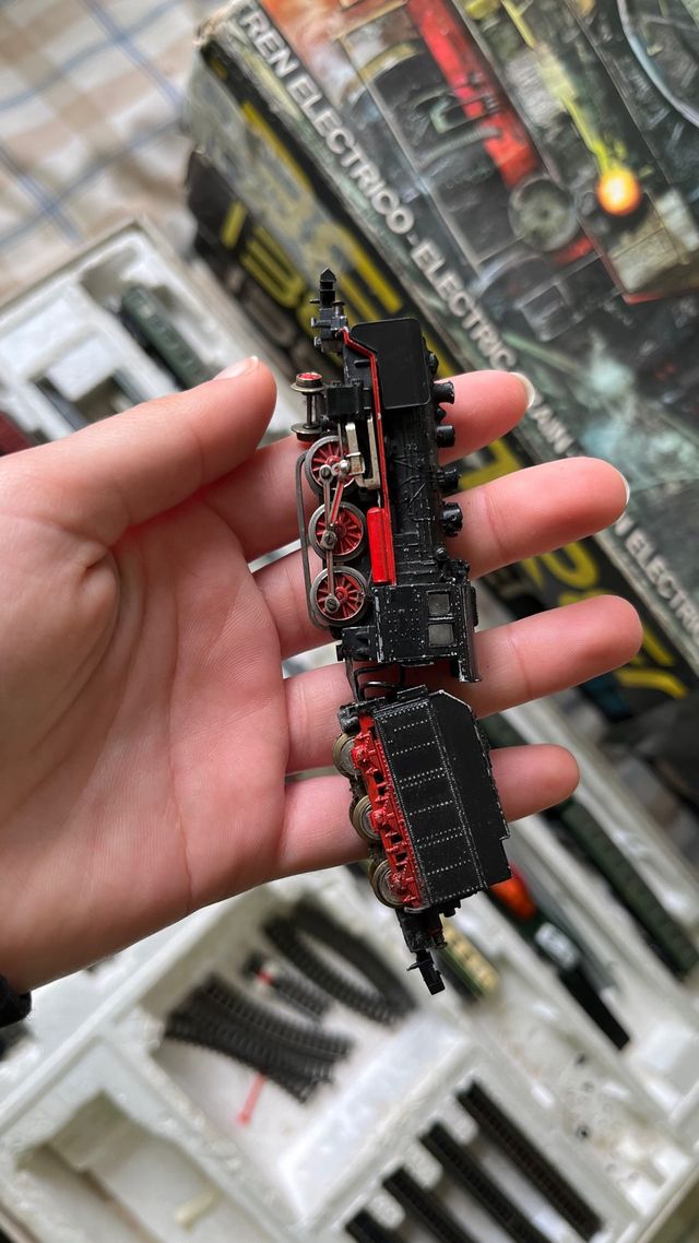 Tren locomotora IBERTREN con carbon vintage