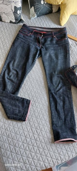 Traje vaquero tejano azul